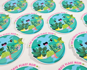 Plant Mom Sticker