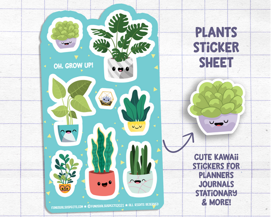 Plants Sticker Sheet