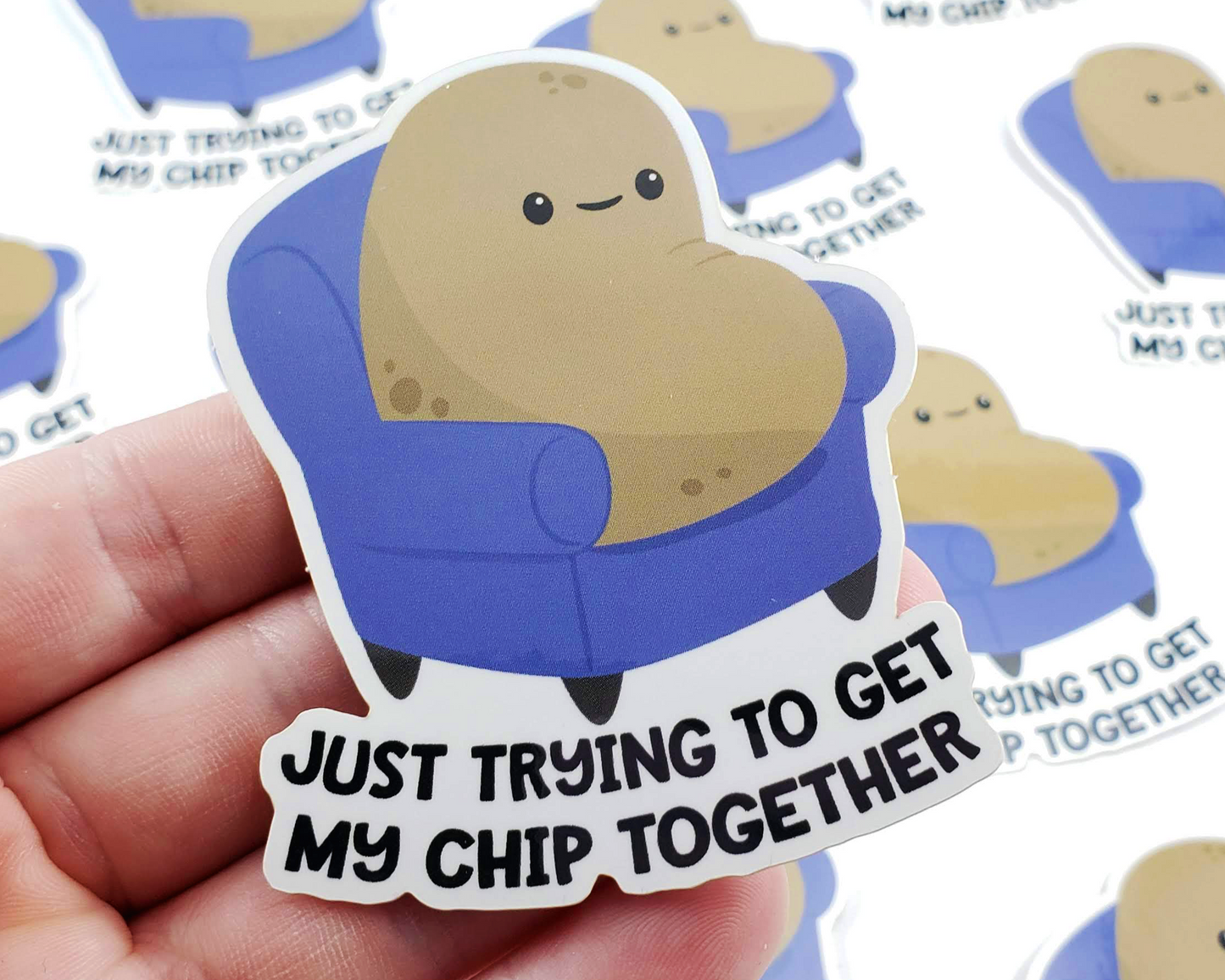 Potato Chip Sticker