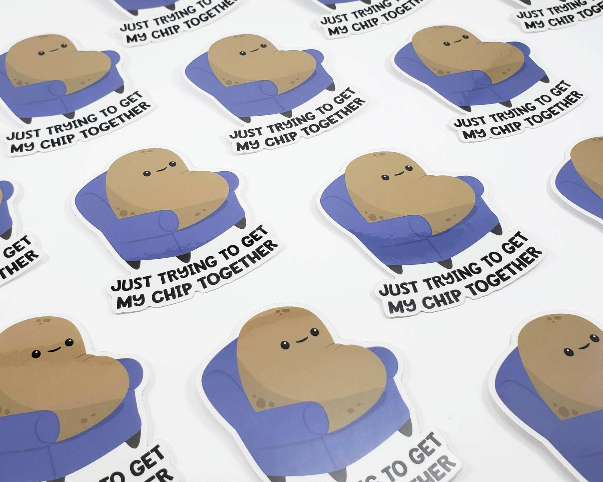 Potato Chip Sticker