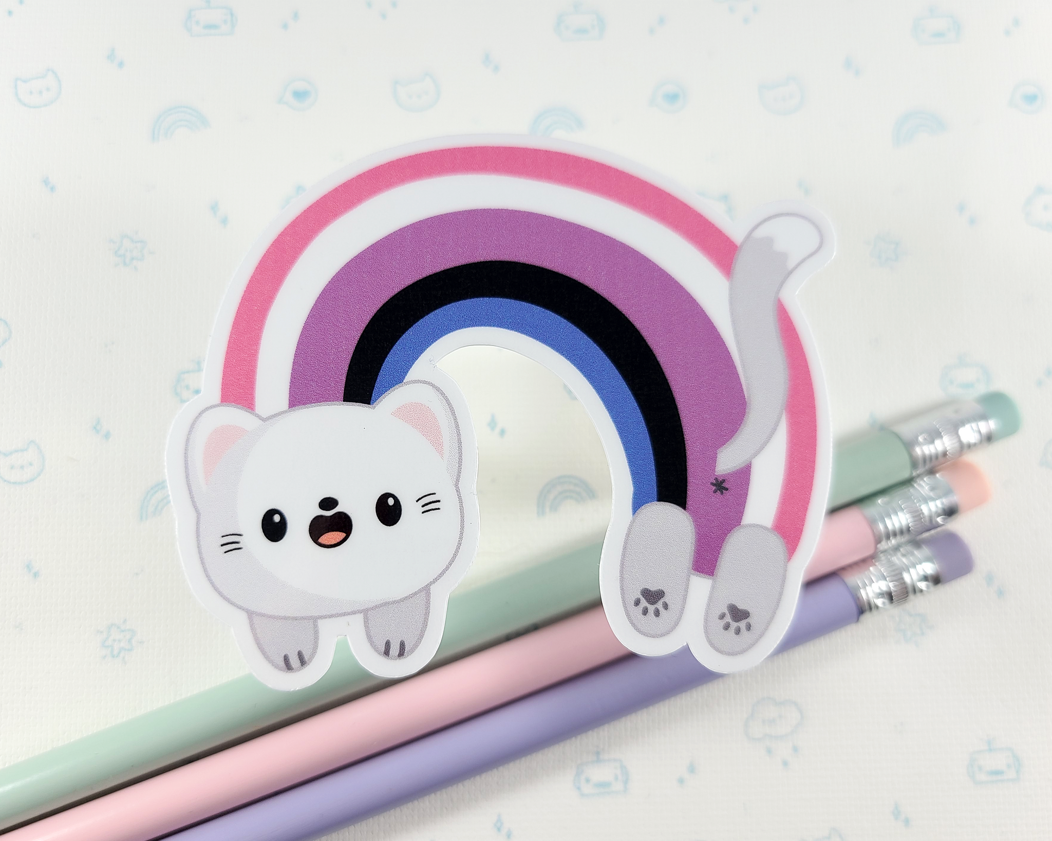 Pride Cat Stickers