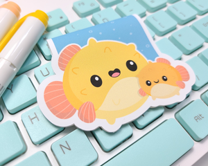 Pufferfish Magnetic Bookmark
