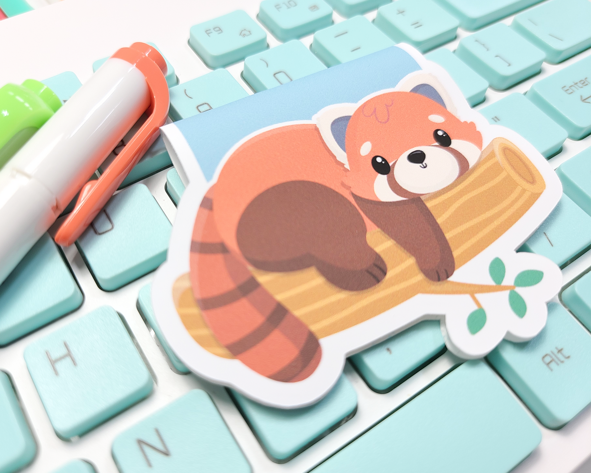 Red Panda Magnetic Bookmark