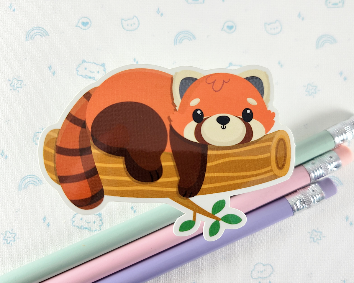 Red Panda Sticker – FunUsualSuspects