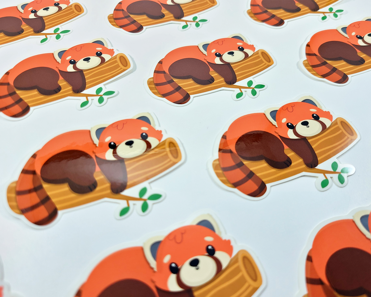 Red Panda Sticker – FunUsualSuspects