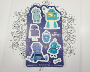 Robot Sticker Sheet