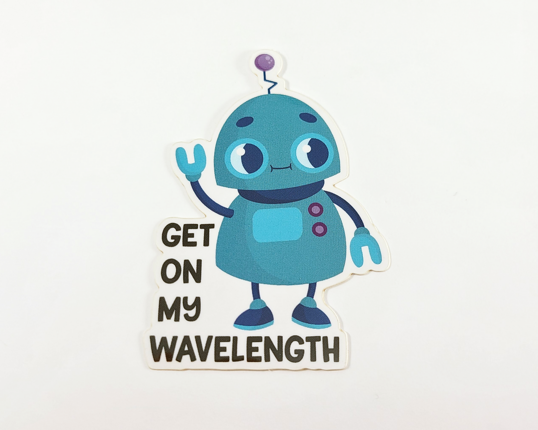 Robot Wavelength Sticker