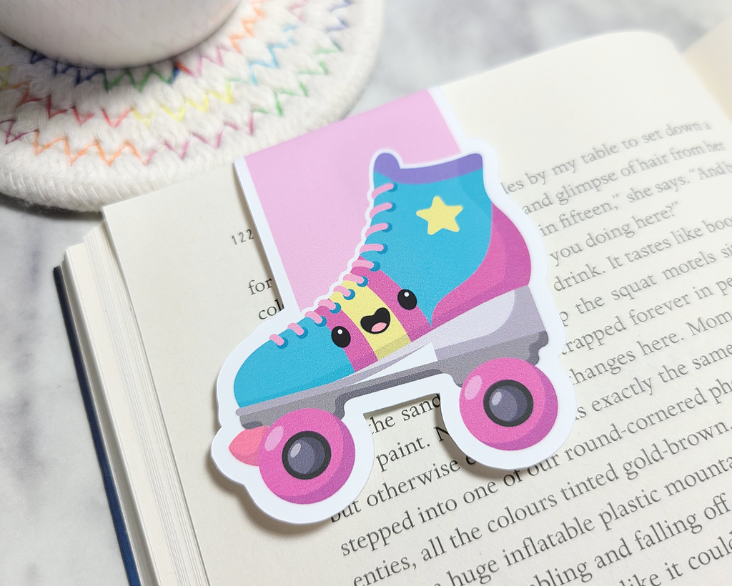 Roller Skate Magnetic Bookmark