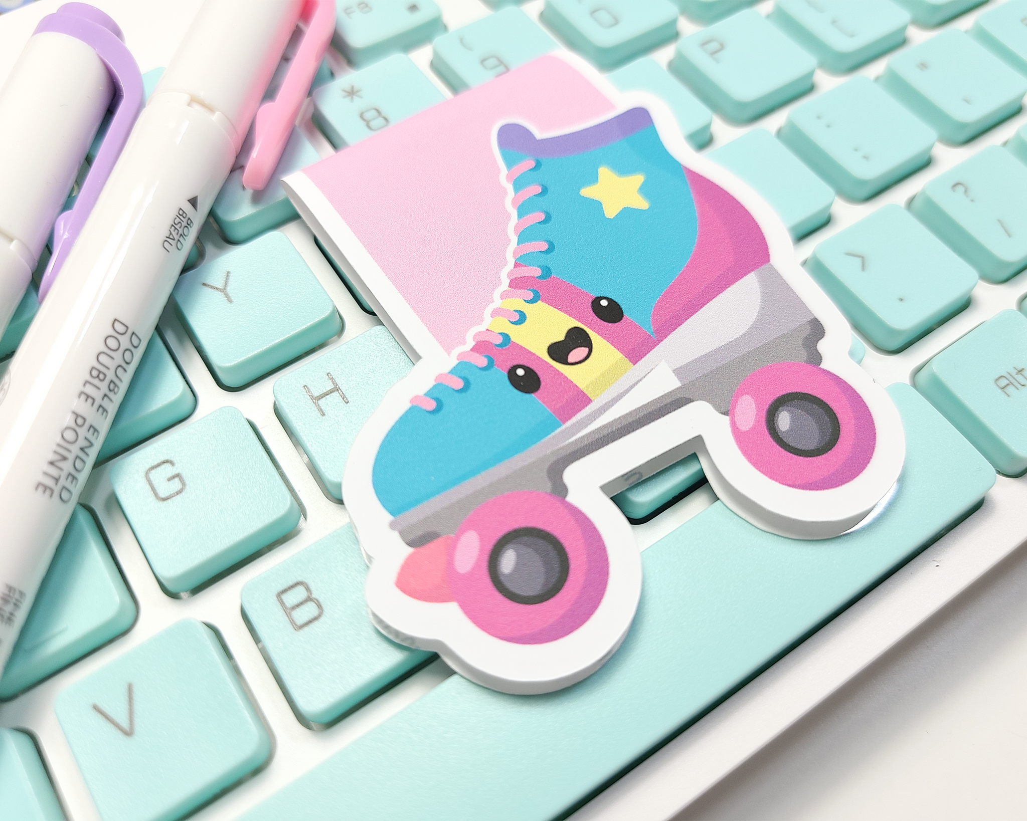 Roller Skate Magnetic Bookmark
