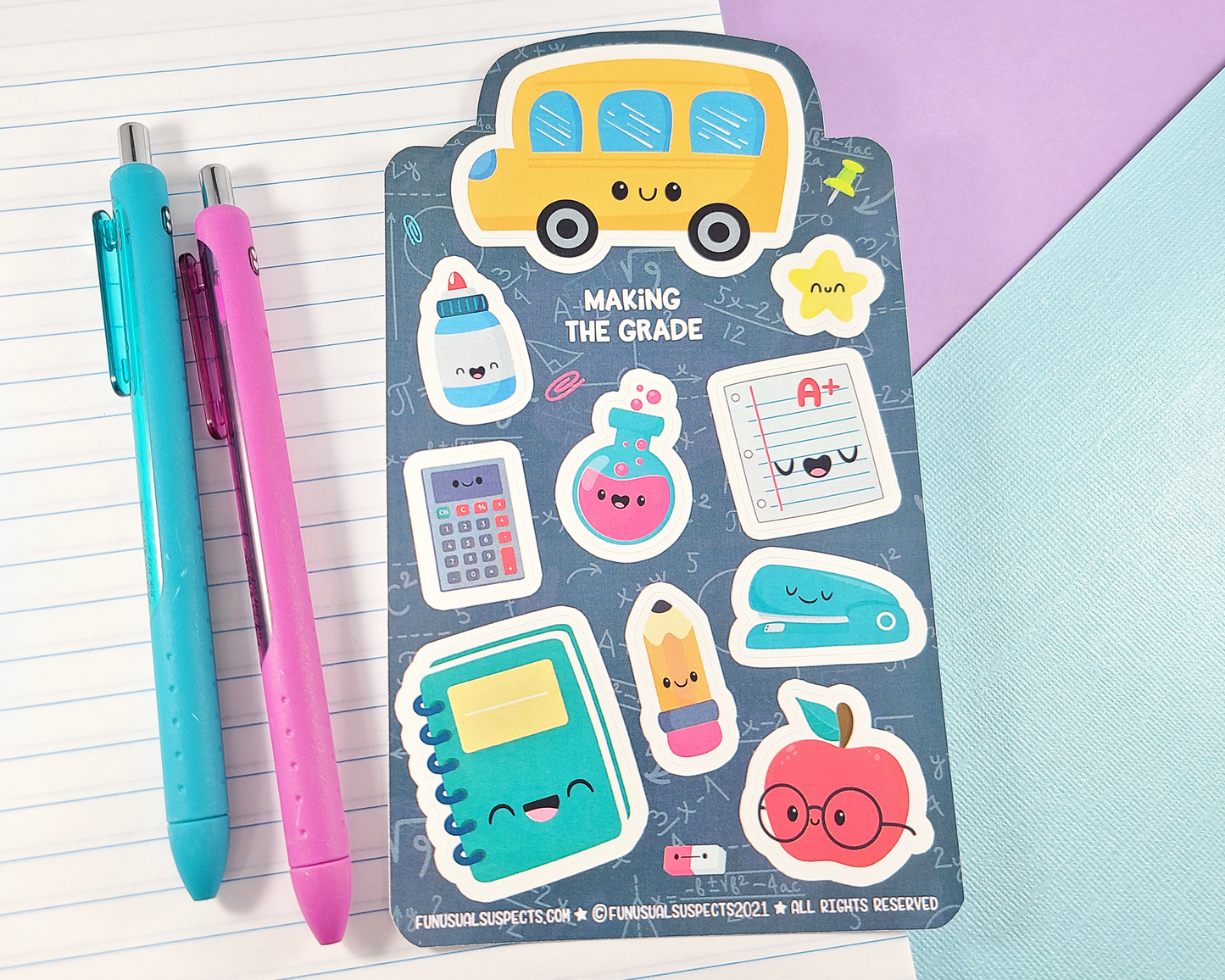 Back to School Sticker Sheet