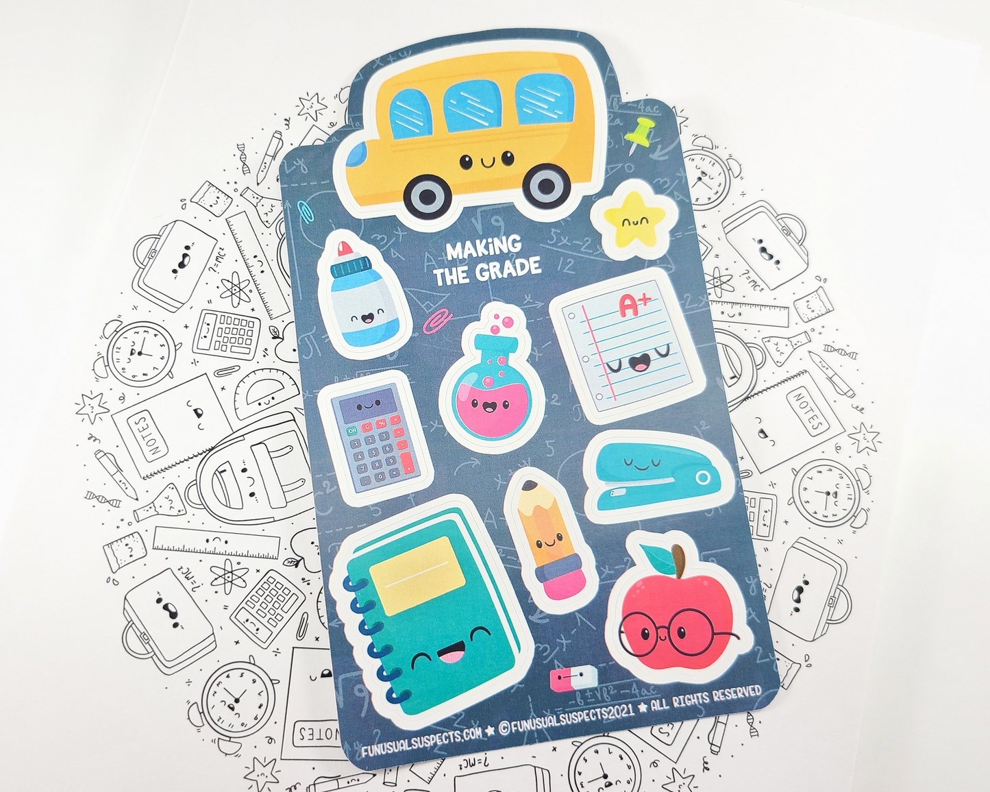 Back to School Sticker Sheet