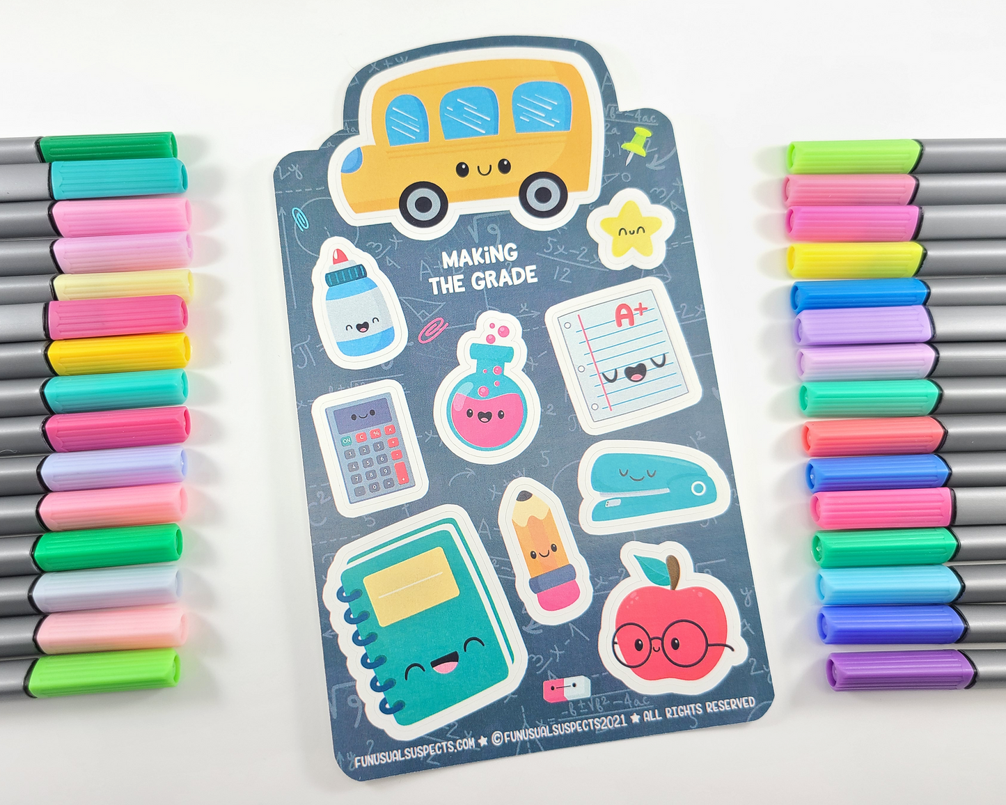 Back to School Sticker Sheet