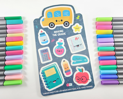 Back to School Sticker Sheet