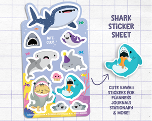 Shark Sticker Sheet