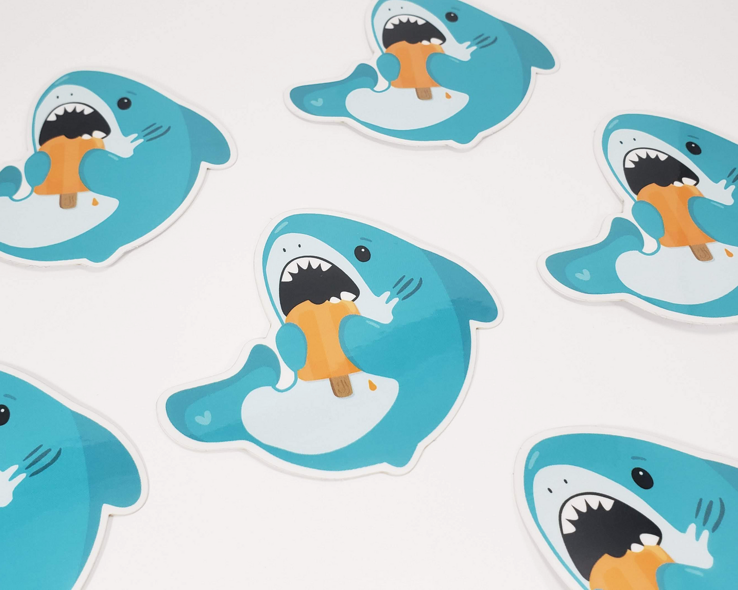 Shark Popsicle Sticker