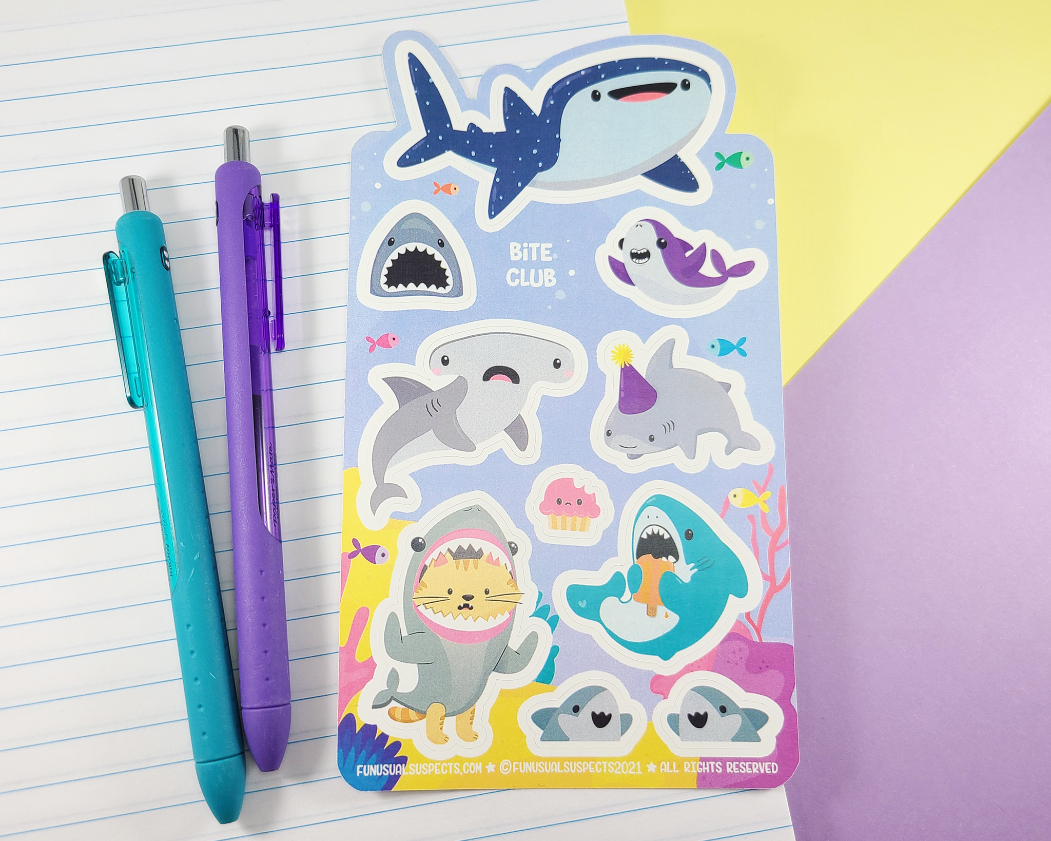 Shark Sticker Sheet