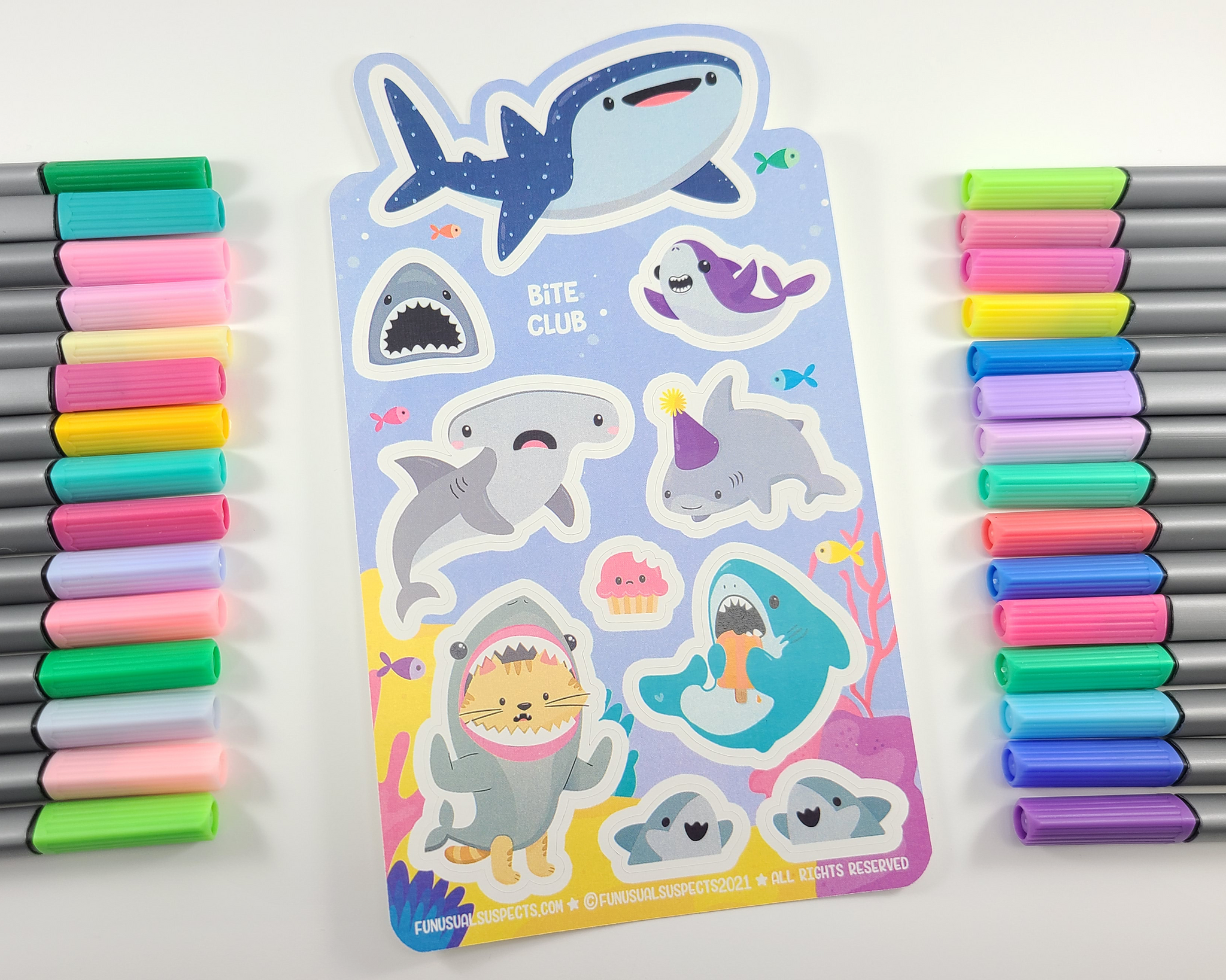 Shark Sticker Sheet
