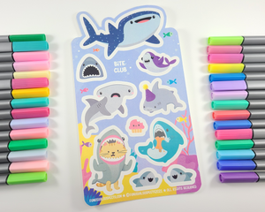 Shark Sticker Sheet