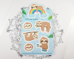 Sloth Sticker Sheet