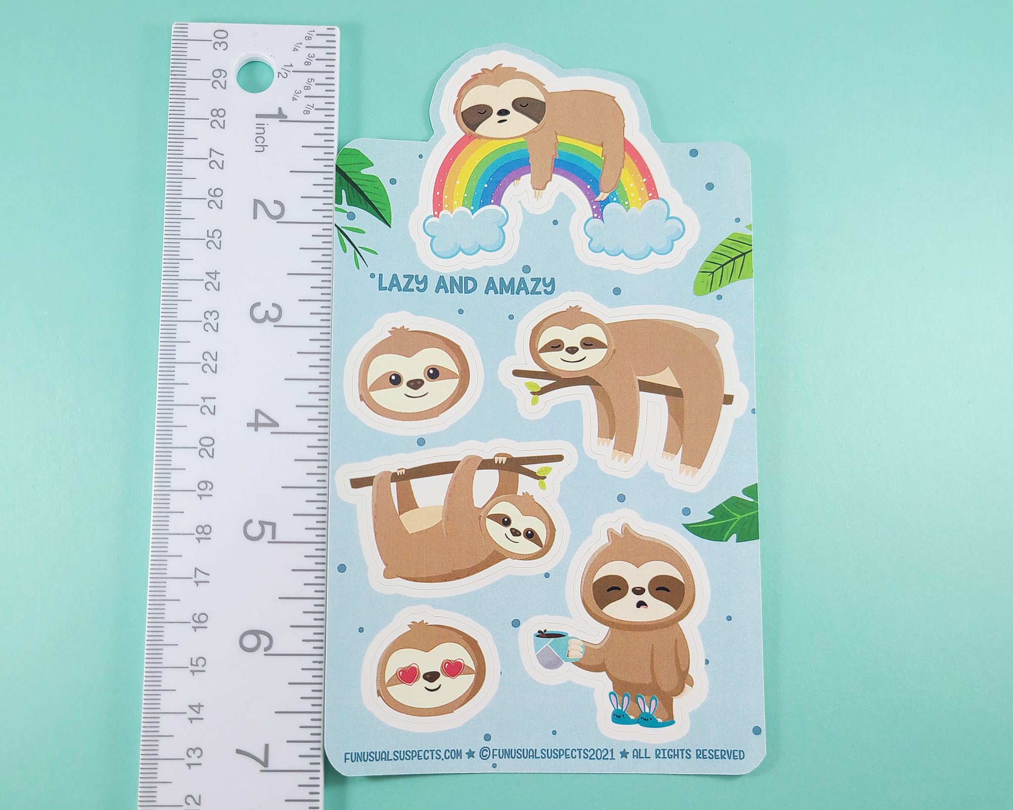 Sloth Sticker Sheet