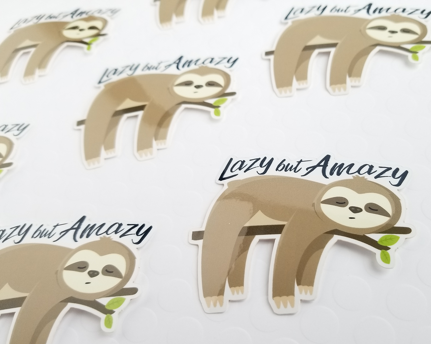 Sloth Lazy but Amazy Sticker