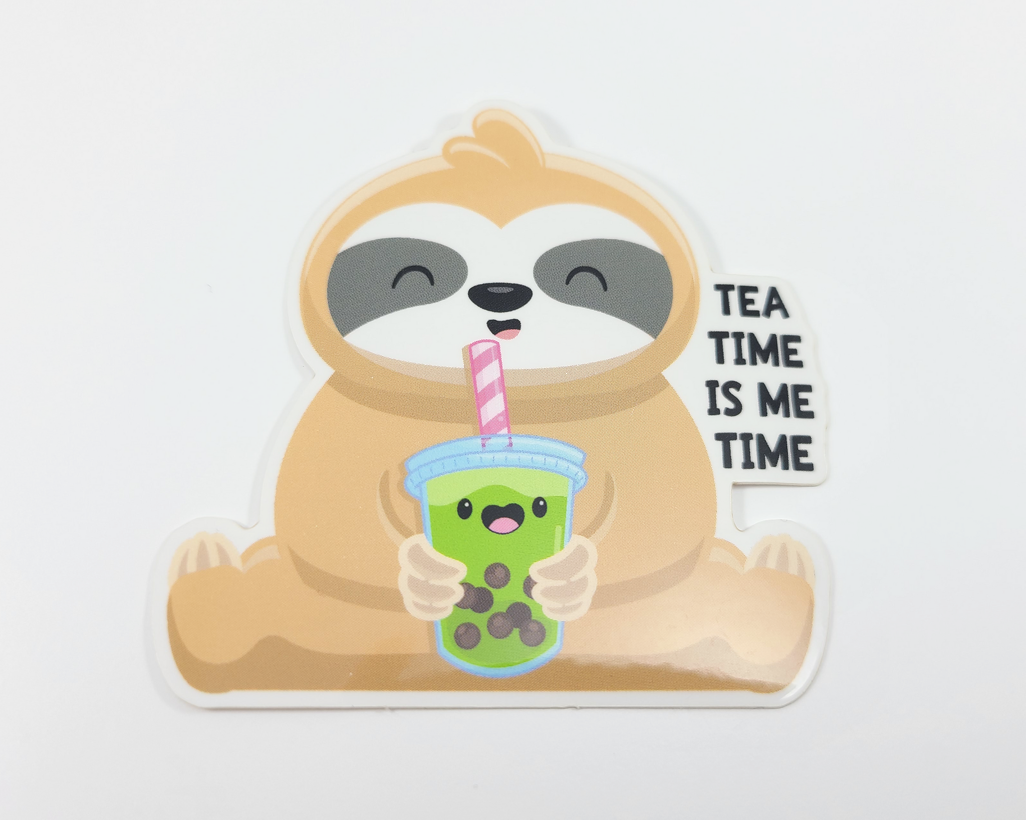 Sloth Boba Sticker