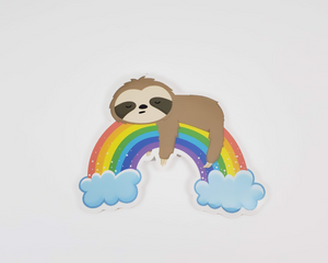 Sloth Rainbow Sticker