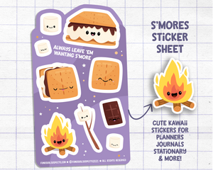 S'mores Sticker Sheet