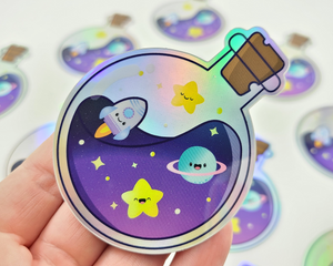 Holographic Space Sticker