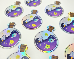 Holographic Space Sticker