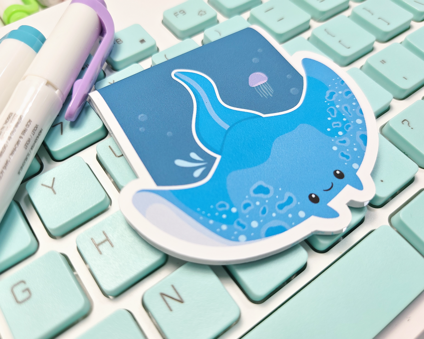 Stingray Magnetic Bookmark