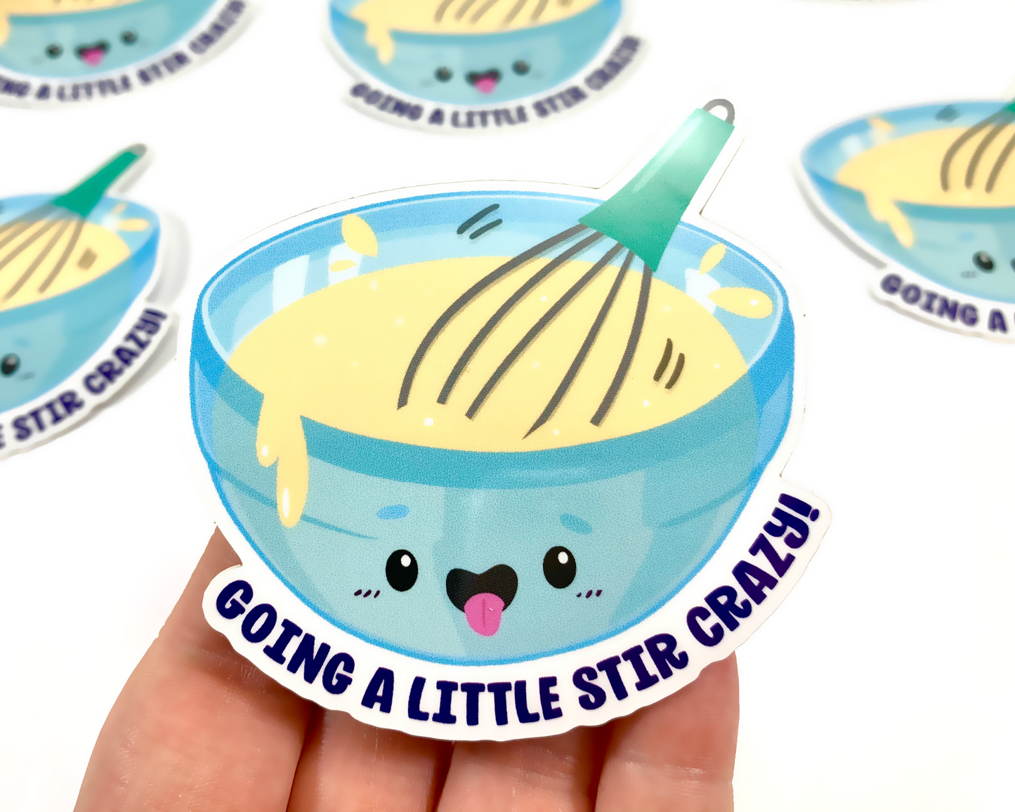 Stir Crazy Sticker