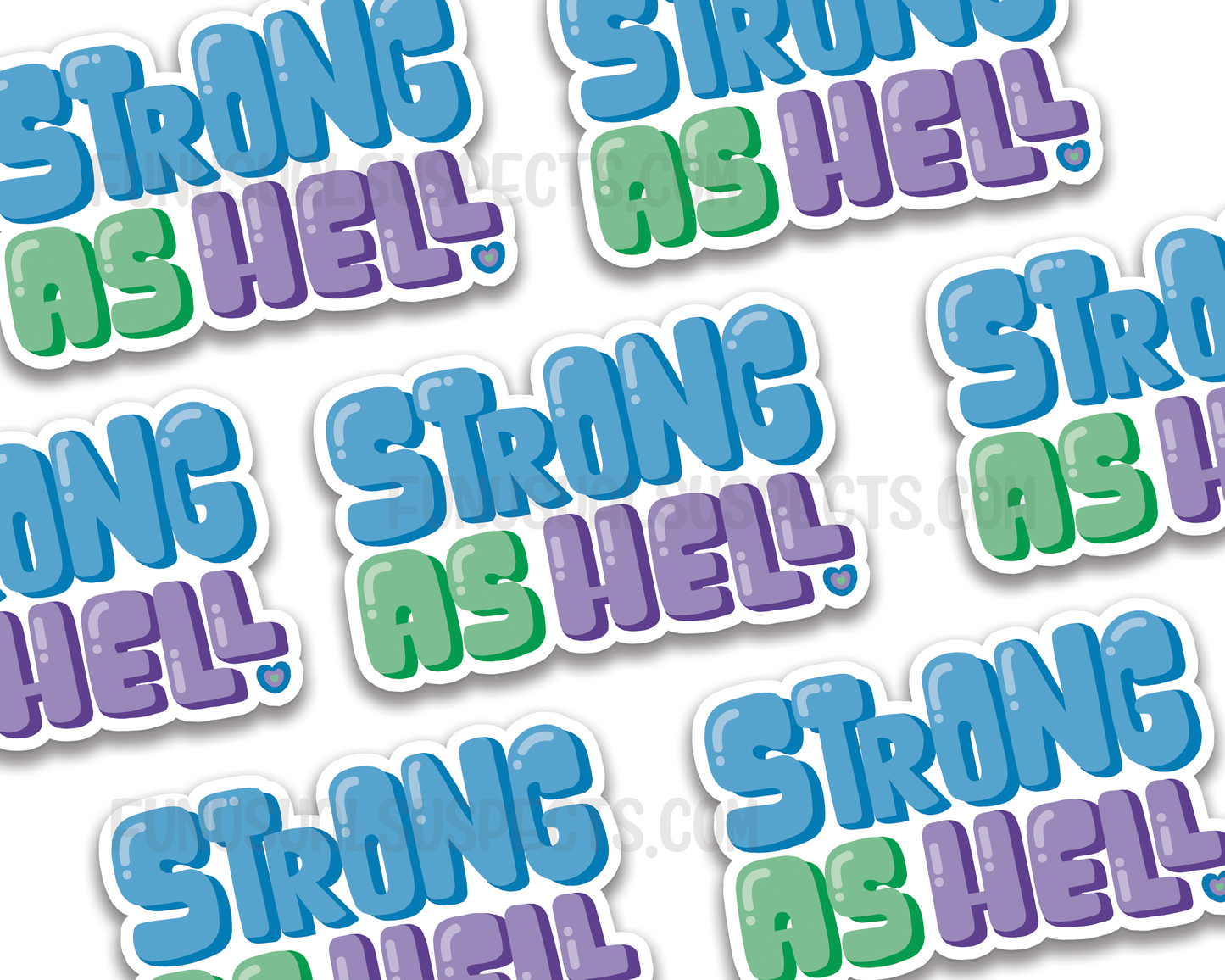 Strong as Hell Sticker