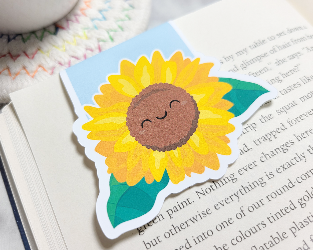 Sunflower Magnetic Bookmark