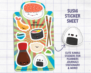 Sushi Sticker Sheet