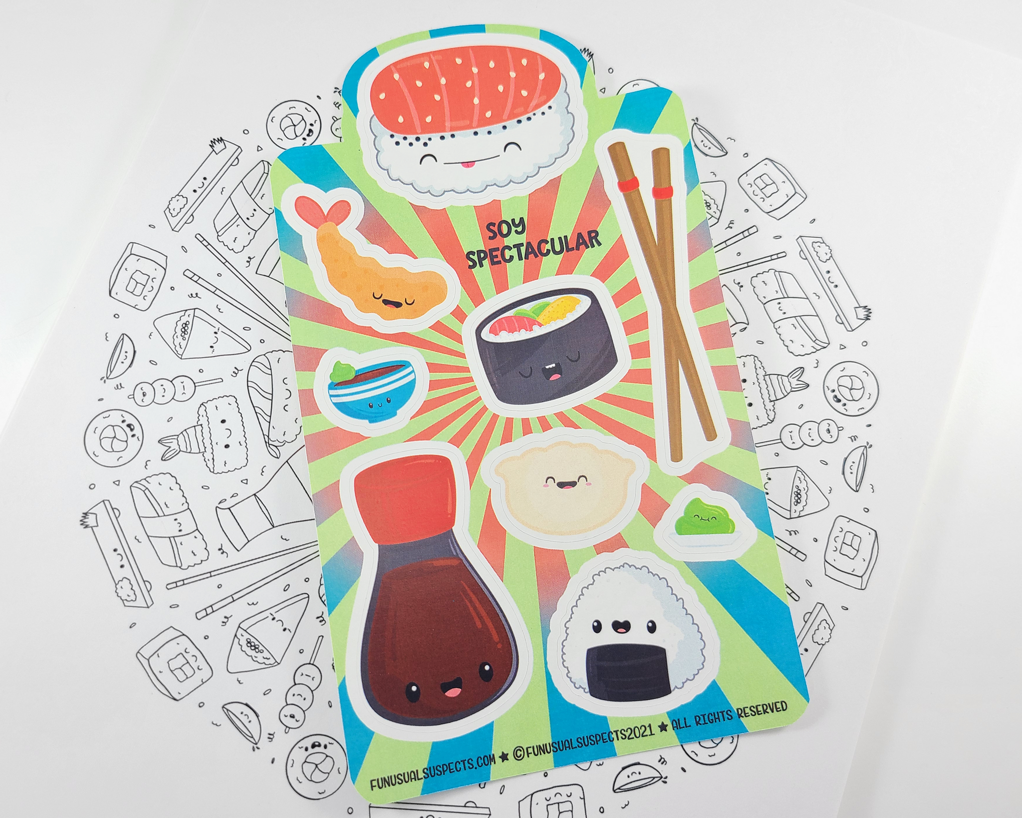 Sushi Sticker Sheet