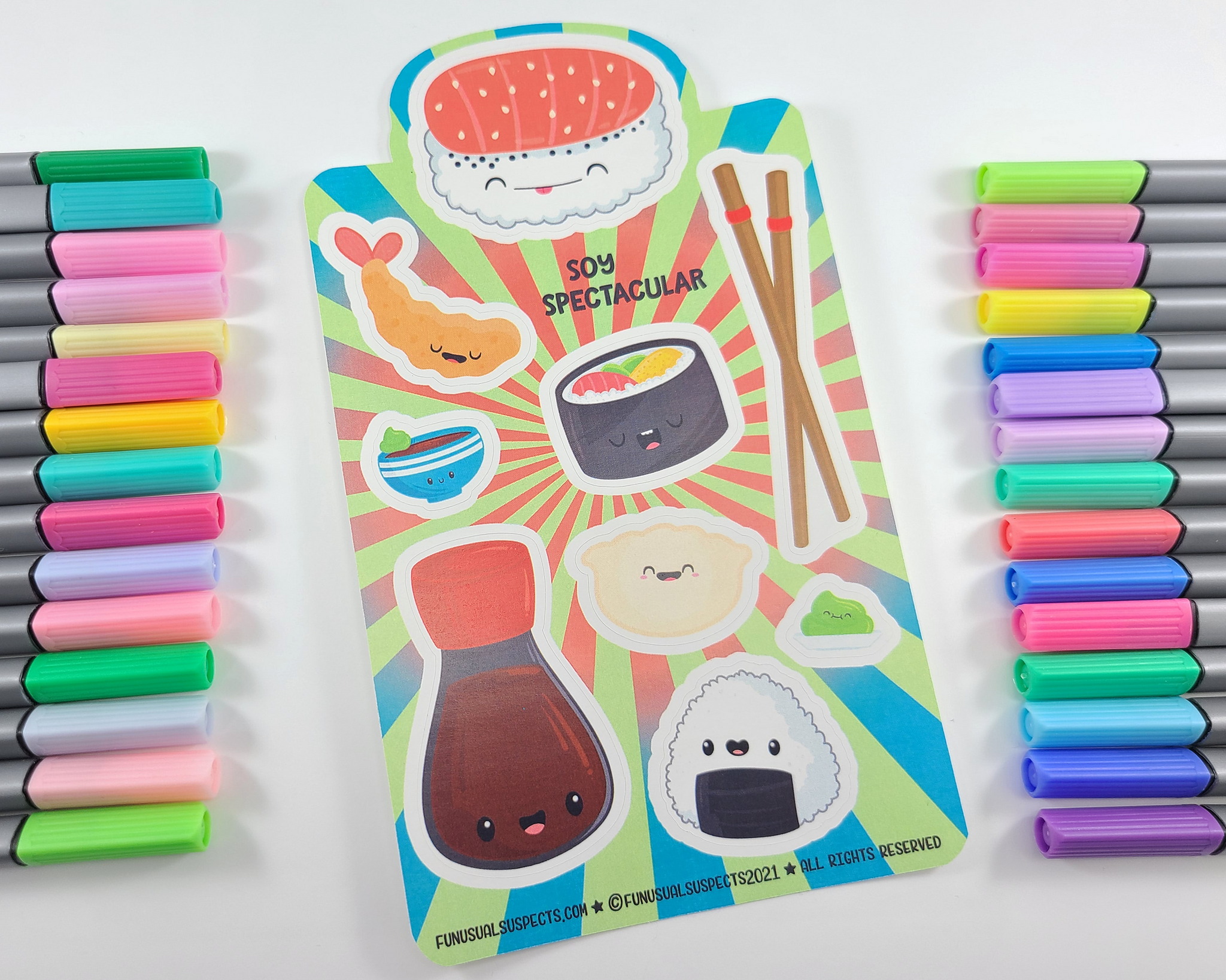 Sushi Sticker Sheet