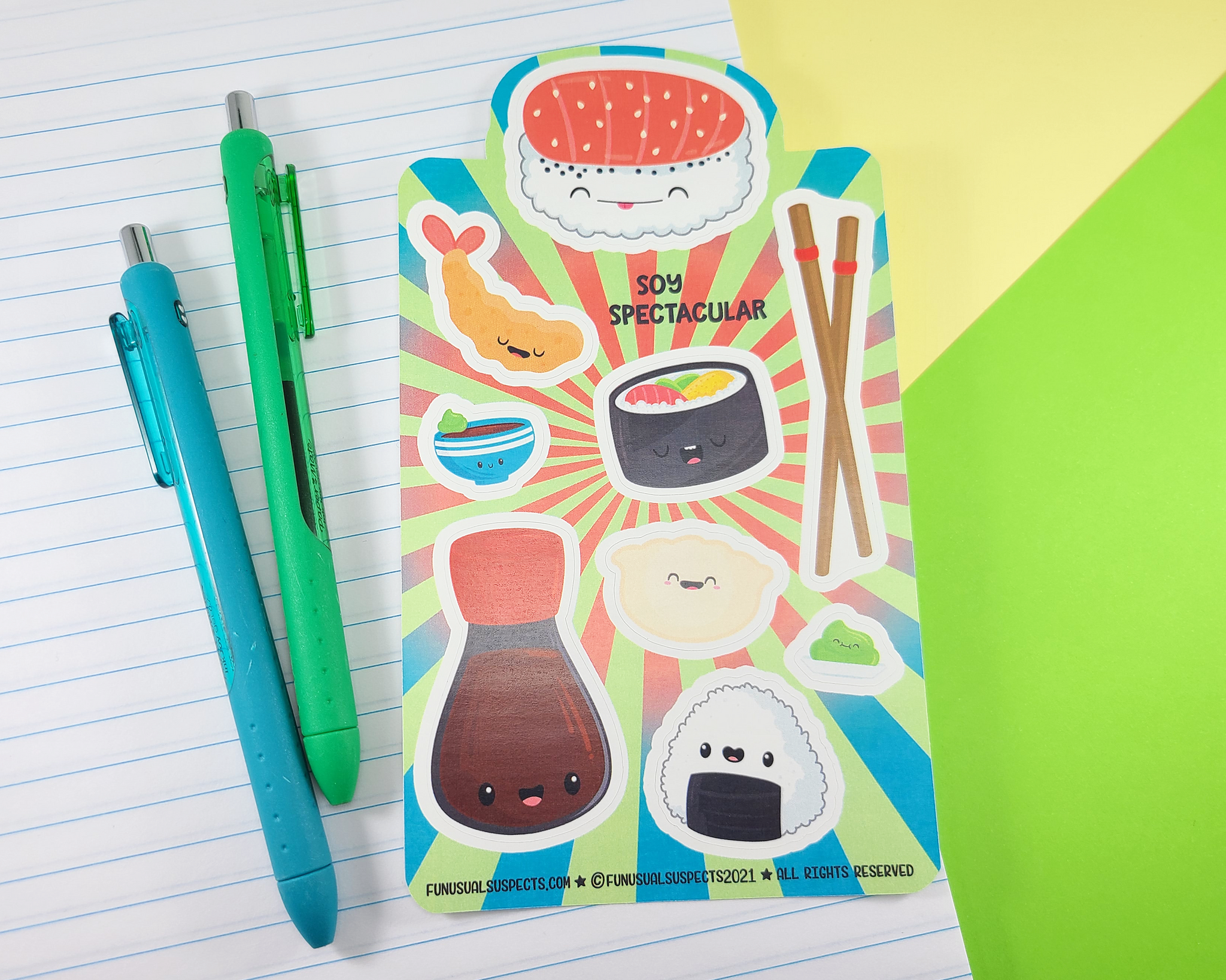 Sushi Sticker Sheet