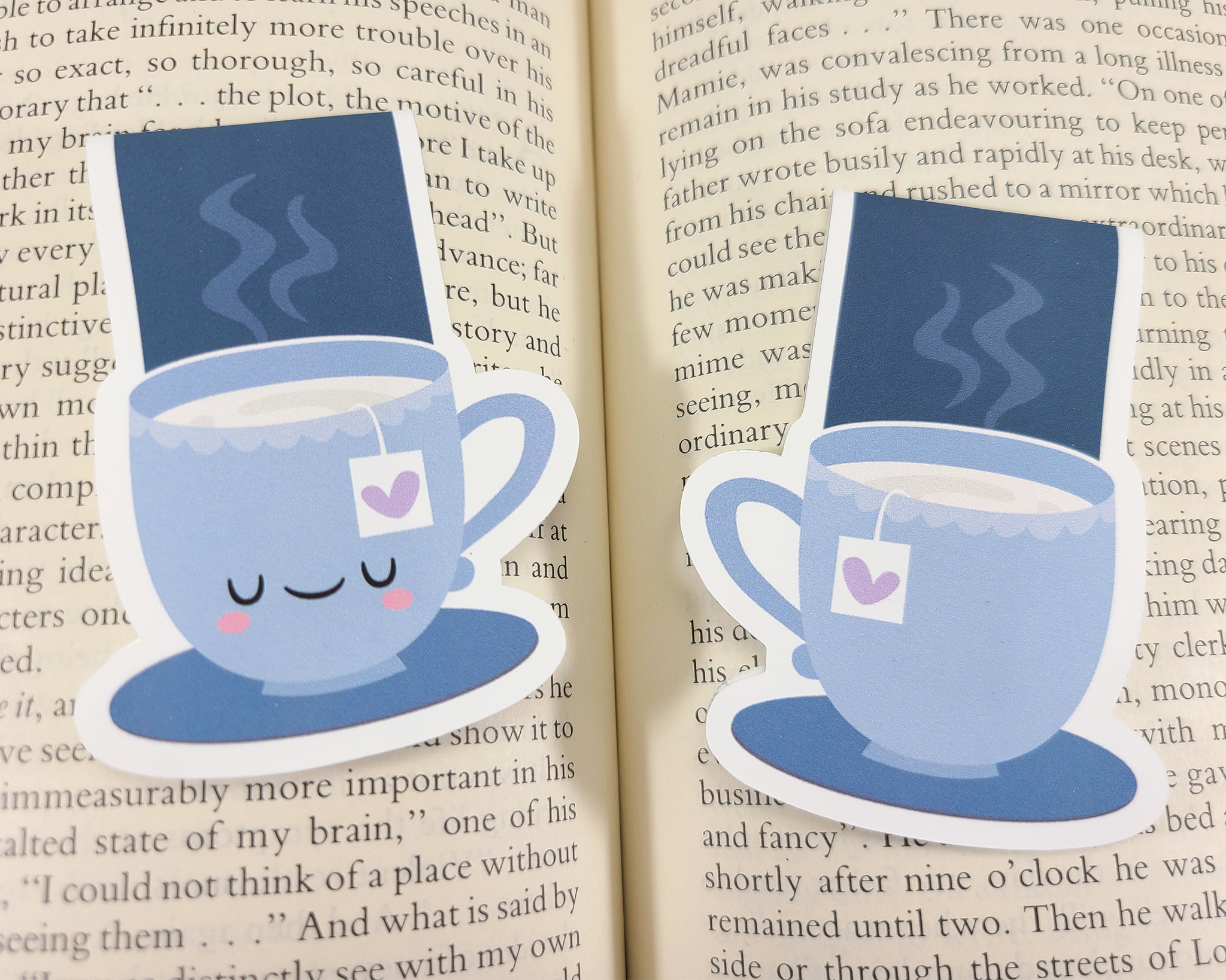 Teacup Magnetic Bookmark