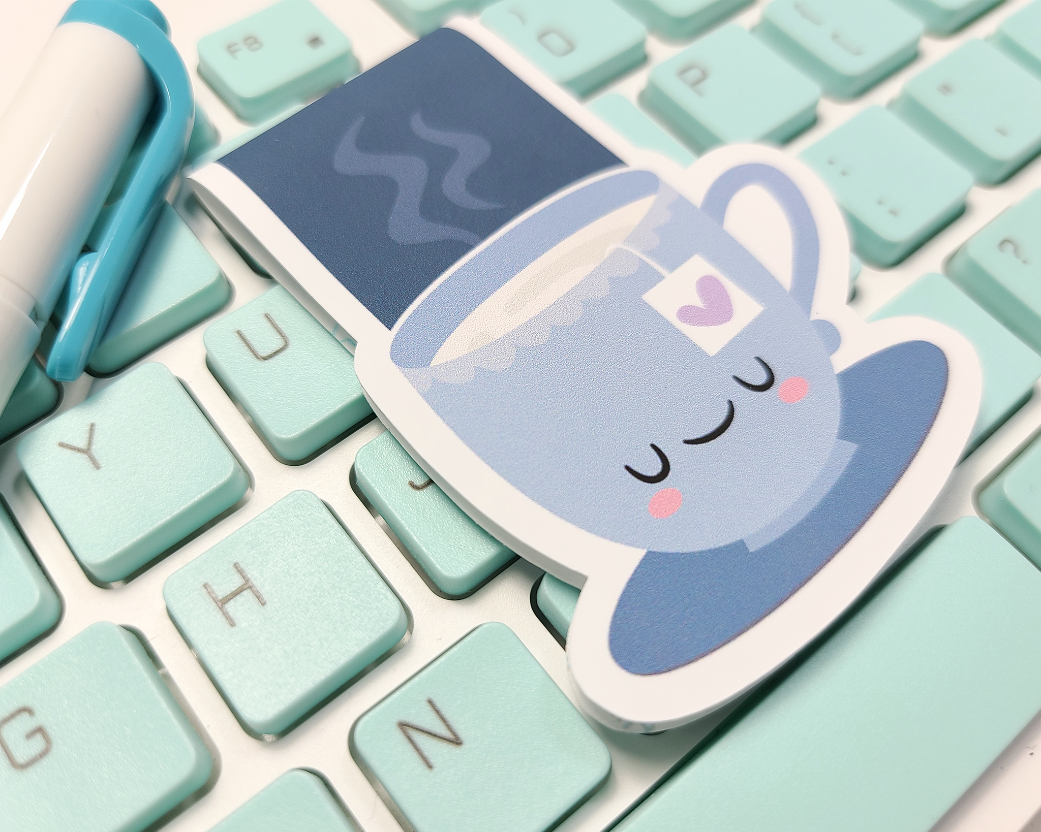 Teacup Magnetic Bookmark