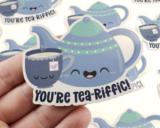 Teariffic Sticker