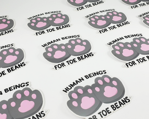 Cat Toe Beans Sticker