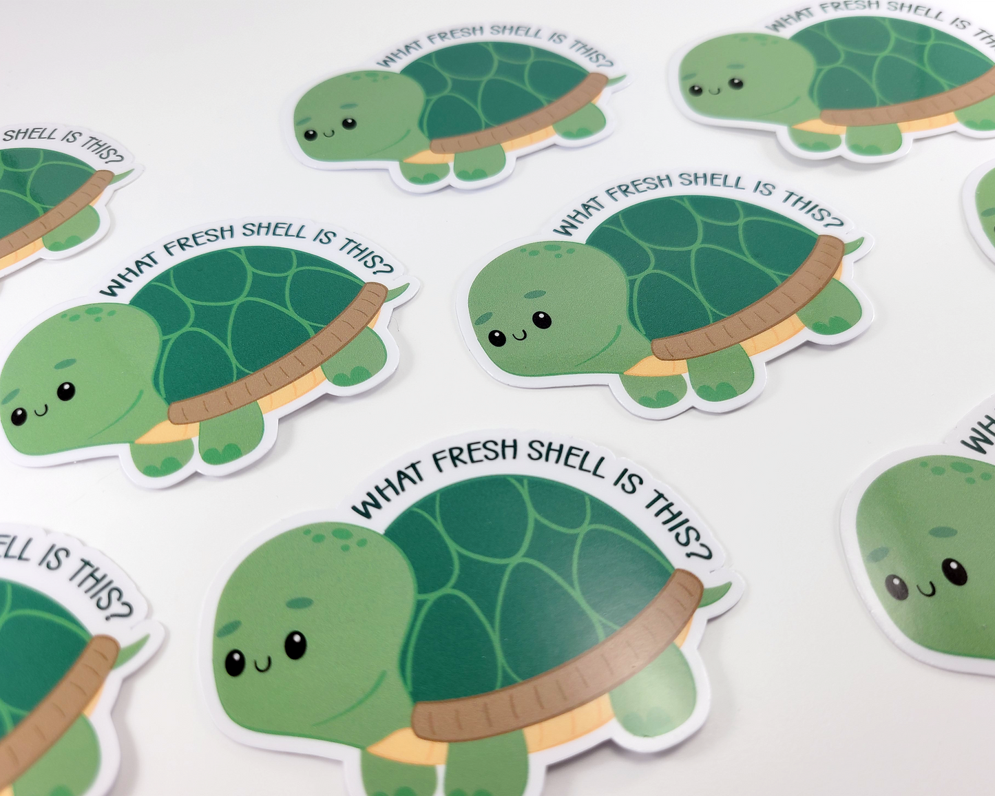 Turtle What Fresh Shell? Sticker