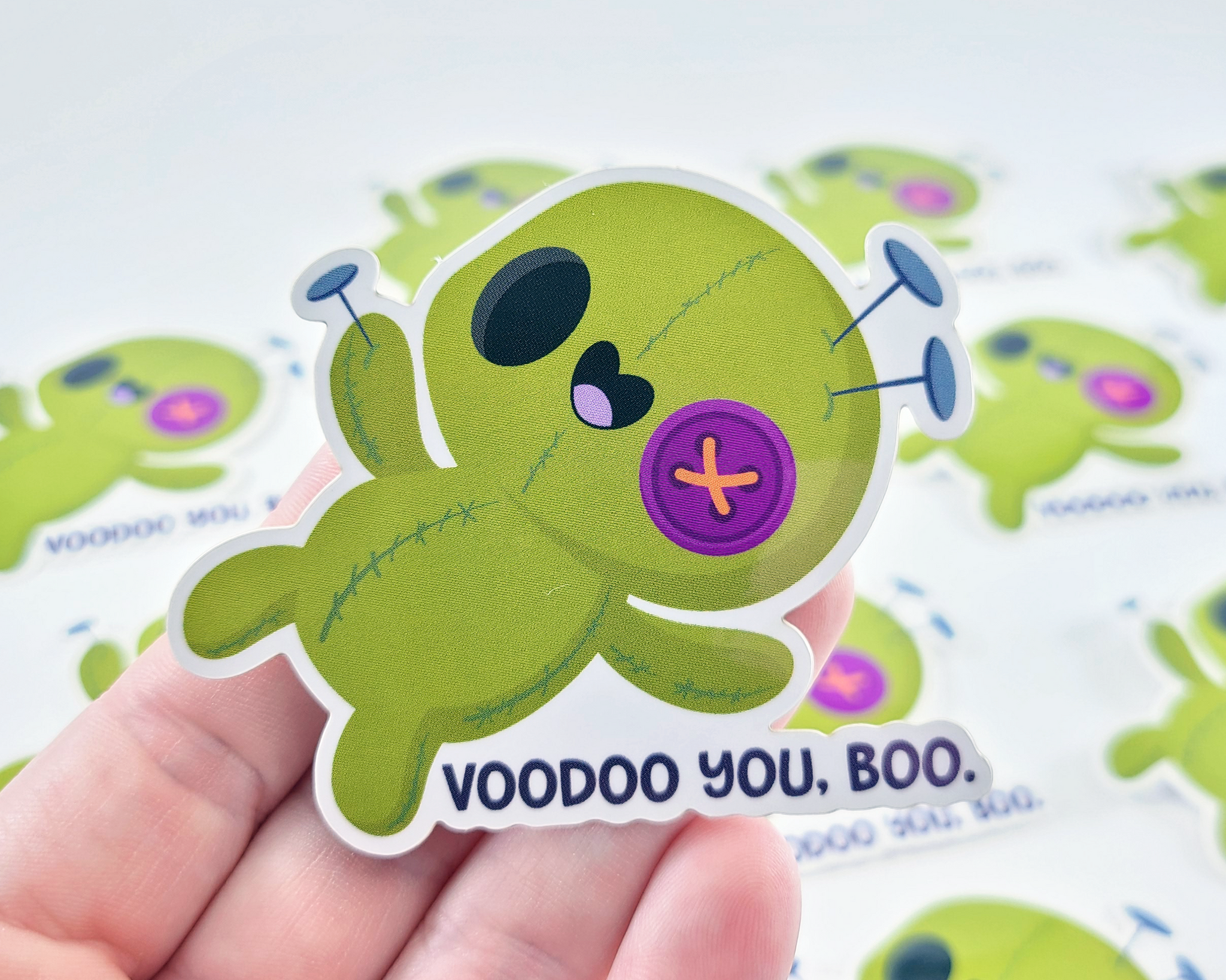 Voodoo Boo Sticker