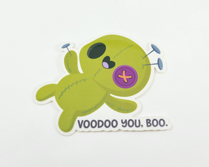Voodoo Boo Sticker