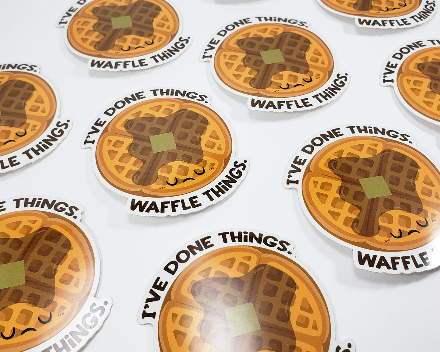 Waffle Things Sticker