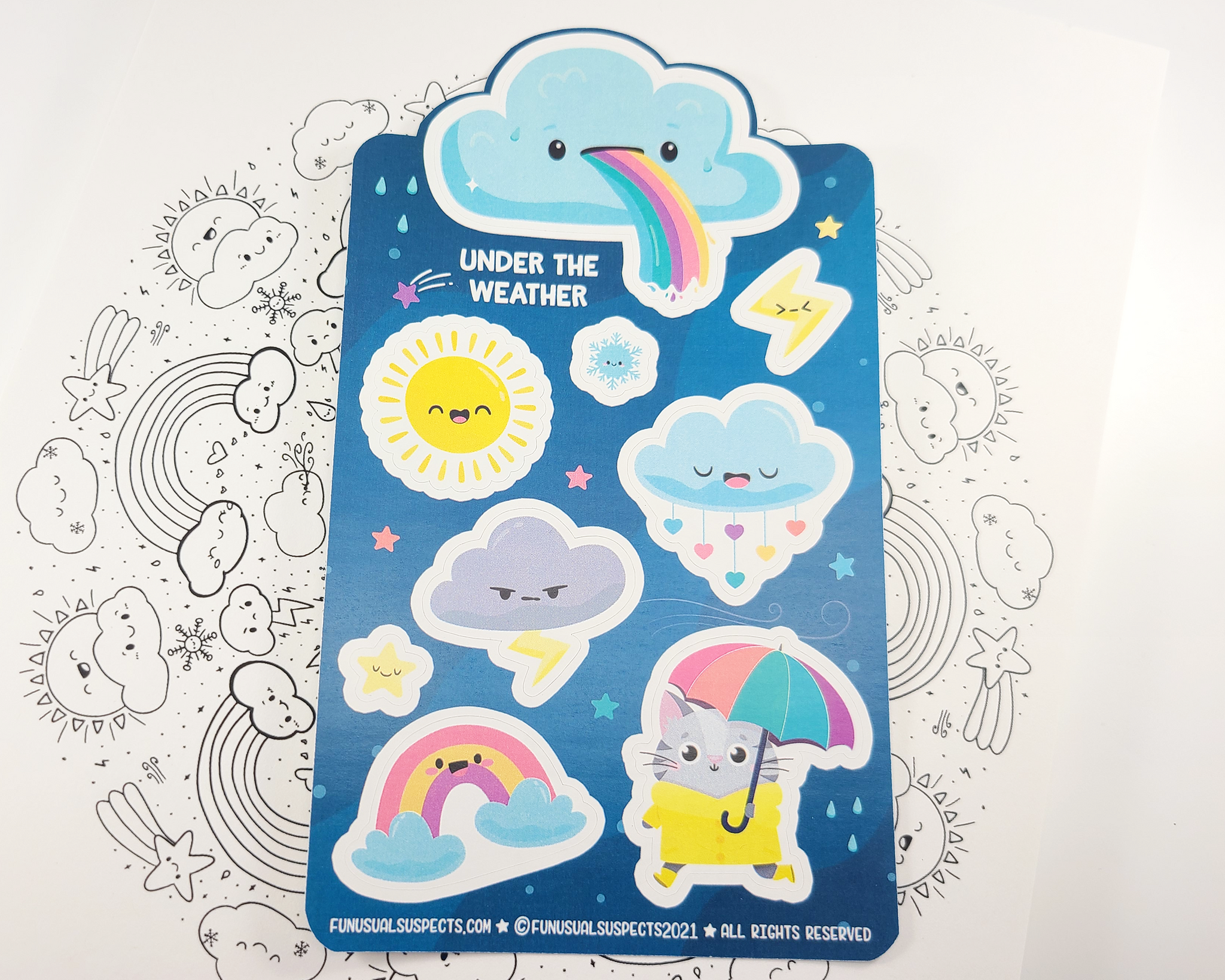 Weather Sticker Sheet