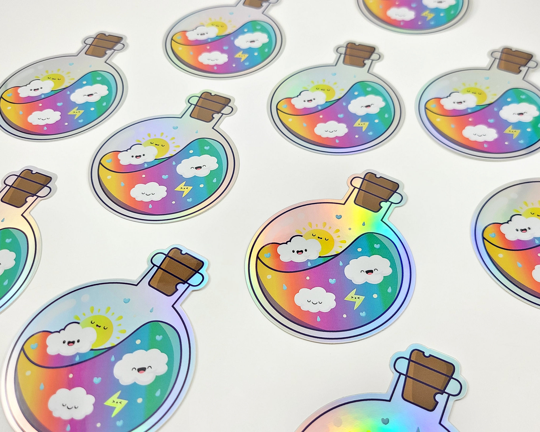 Holographic Weather Sticker