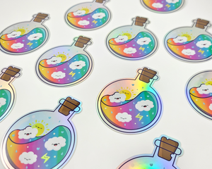 Holographic Weather Sticker