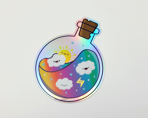 Holographic Weather Sticker
